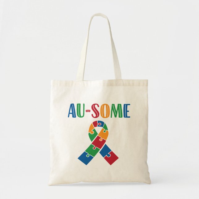 Au-Some Autism Awareness Tote Bag (Front)
