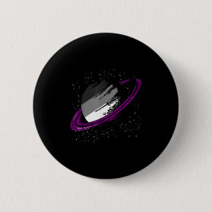 Aual Ace Pride Month Saturn Queer Lgbtq Aual _1  6 Cm Round Badge