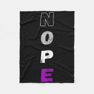 Aual Nope Ace Pride Flag Auality Lgbt Community _1 Fleece Blanket