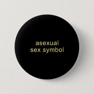 Aual Symbol Funny Pride Lgbtq Ace 6 Cm Round Badge