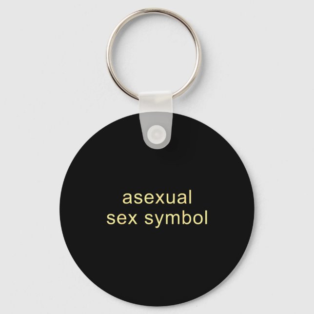 Aual Symbol Funny Pride Lgbtq Ace  Key Ring (Front)