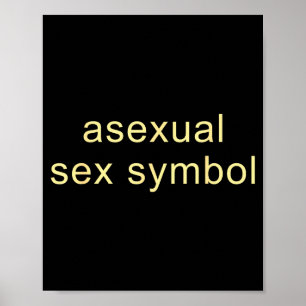 Aual Symbol Funny Pride Lgbtq Ace  Poster