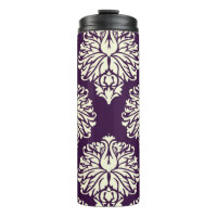 Aubergine Southern Cottage Damask