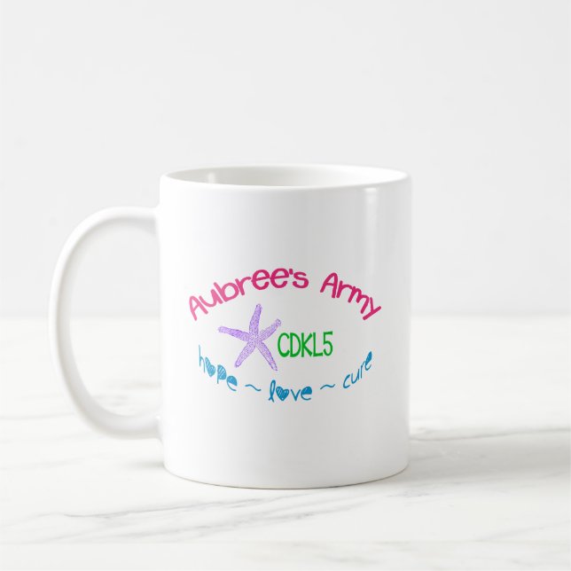 Aubree's Army CDKL5 11oz Mug (Left)