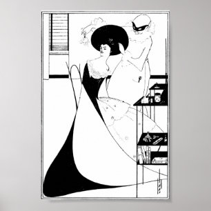 Aubrey Beardsley Salome Illustration Poster