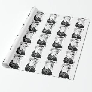 Aubrey Beardsley The Peacock Skirt Art Nouveau Wrapping Paper