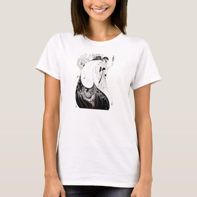 Aubrey Beardsley The Peacock Skirt T-shirt (Front)