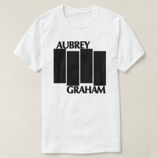 Aubrey Drake Graham/Black Flag Logo Parody T-Shirt