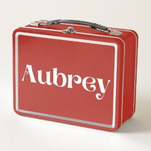 Aubrey Metal Lunch Box
