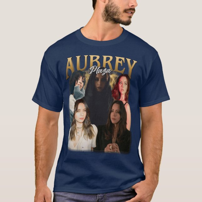 Aubrey Plaza Vintage friends T-Shirt (Front)