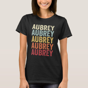 Aubrey Texas Aubrey TX Retro Vintage Text T-Shirt