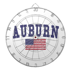 Auburn AL US Flag Dartboard