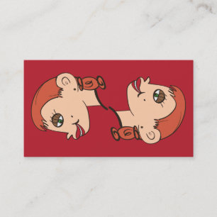 Auburn Beauty Art Woman Makeup Artist Professional Business Card
