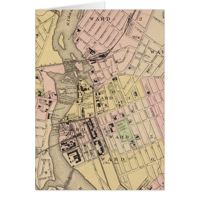 Auburn, Lewiston Map (Front)