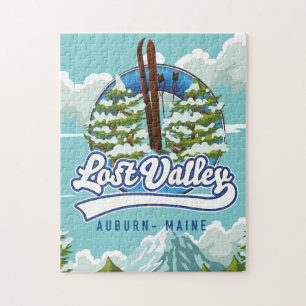 Auburn, Maine, Lost valley ski Jigsaw Puzzle