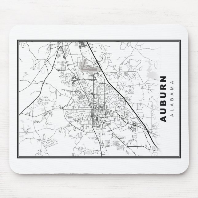 Auburn Map Mouse Pad (Front)