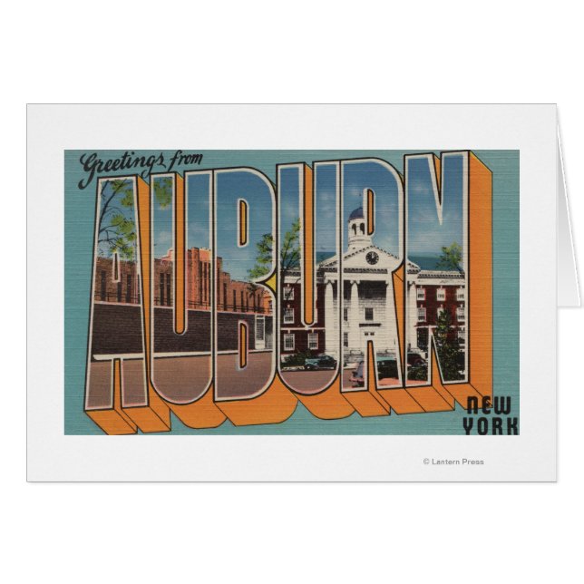 Auburn, New York - Large Letter Scenes (Front Horizontal)