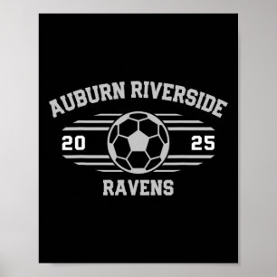 Auburn Riverside Ravens Soccer Byll 2025  Poster