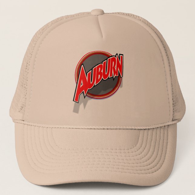 Auburn sans cap2 trucker hat (Front)