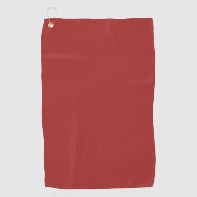 Auburn  (solid colour)   golf towel (Front)