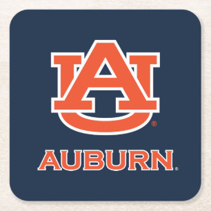 Auburn University AU Auburn Square Paper Coaster