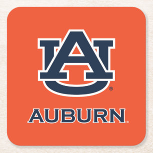 Auburn University AU Auburn Square Paper Coaster