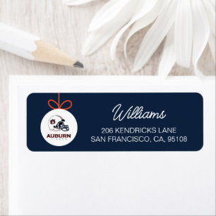Auburn University   Auburn Football Return Address Label