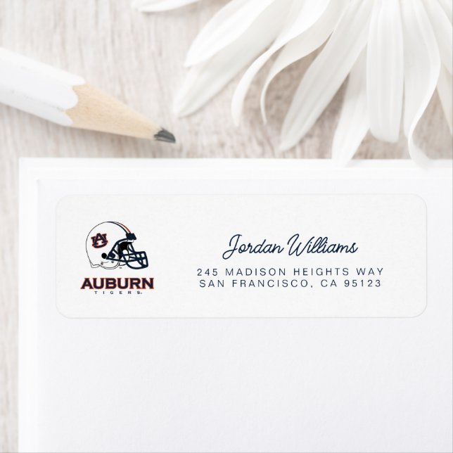 Auburn University | Auburn Football Return Address Label (Insitu)