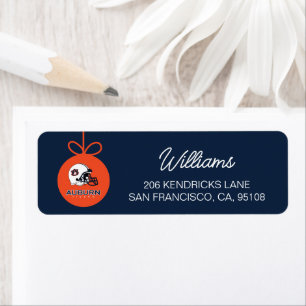 Auburn University   Auburn Football Return Address Label