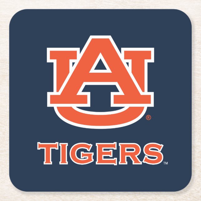 Auburn University | Auburn Square Paper Coaster (Front)