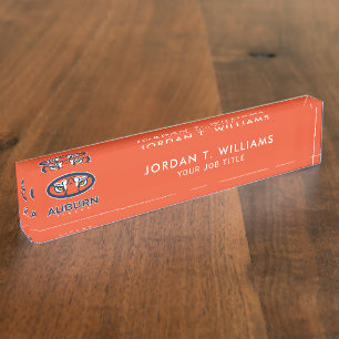 Auburn University Auburn Tigers Nameplate