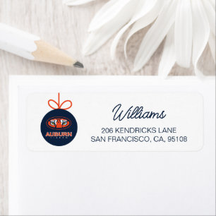 Auburn University   Auburn Tigers Return Address Label