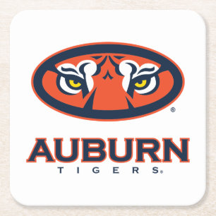 Auburn University Auburn Tigers Square Paper Coaster