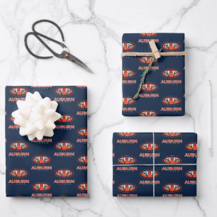 Auburn University Auburn Tigers Wrapping Paper Sheet