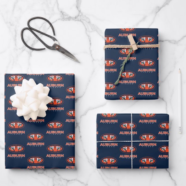 Auburn University | Auburn Tigers Wrapping Paper Sheet (Front)