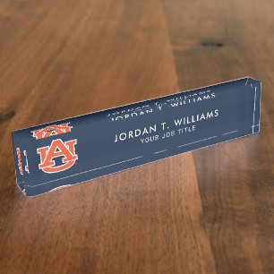 Auburn University Auburn UA Logo Nameplate