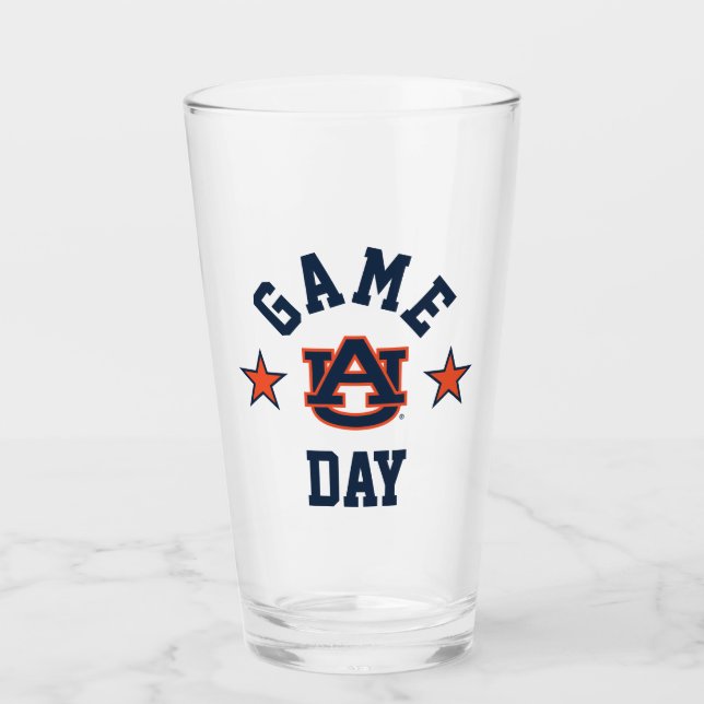 Auburn University Game Day Glass (Front)
