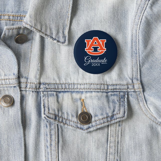 Auburn University | Graduate 6 Cm Round Badge (In Situ)