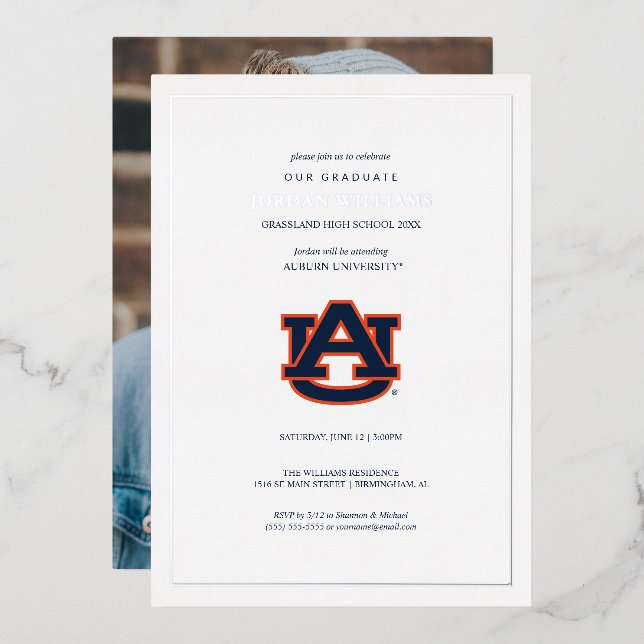 Auburn University Graduation | Auburn Tigers (Front/Back)