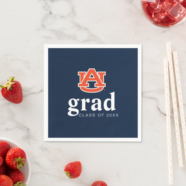 Auburn University Graduation – Auburn Tigers Napkin (Insitu)