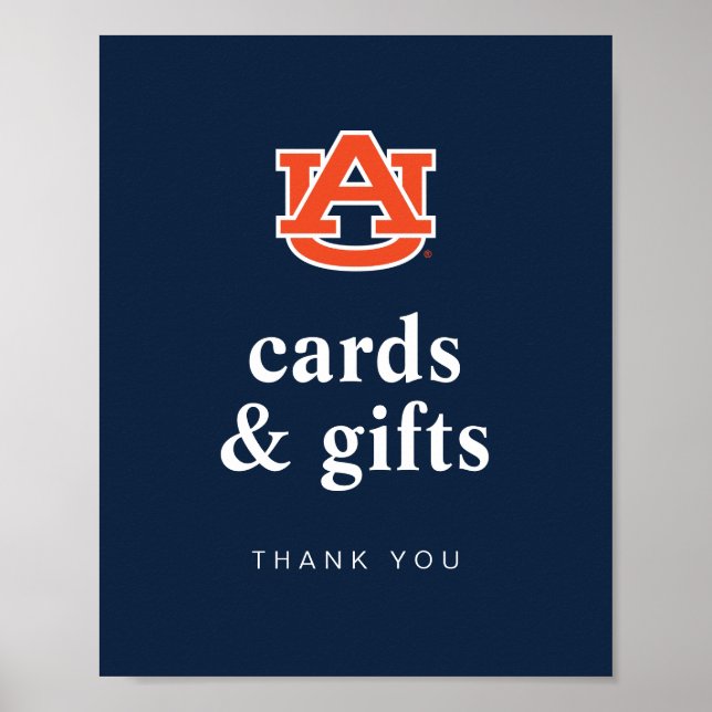 Auburn University Graduation – Auburn Tigers Poster (Front)