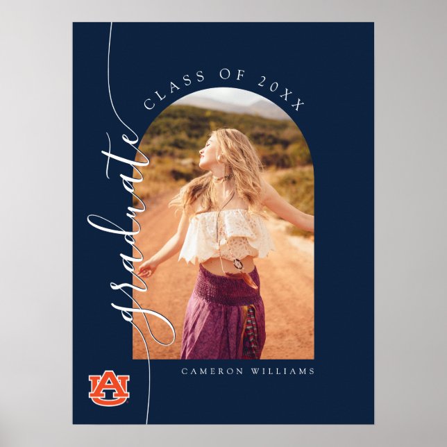 Auburn University Graduation – Auburn Tigers Poster (Front)
