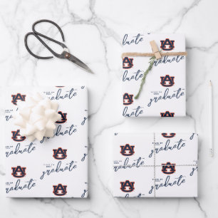 Auburn University Graduation Auburn Tigers Wrapping Paper Sheet