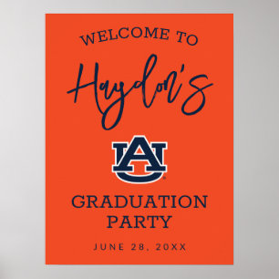 Auburn University Graduation Party Poster