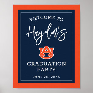 Auburn University Graduation Party Poster