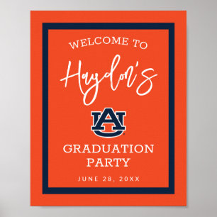 Auburn University Graduation Party Poster