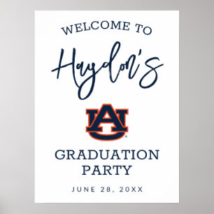 Auburn University Graduation Party Poster