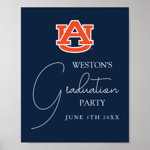 Auburn University Graduation Party Poster