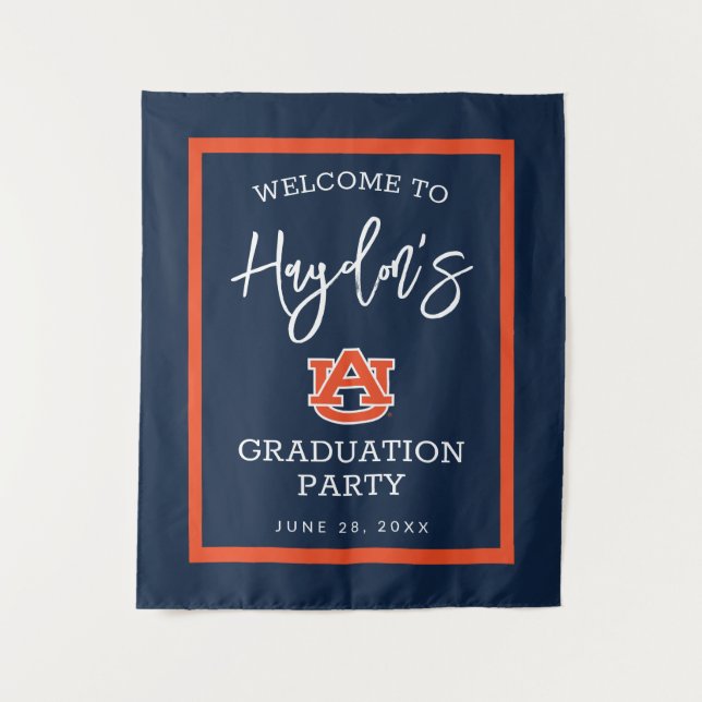 Auburn University | Graduation Party Tapestry (Front)