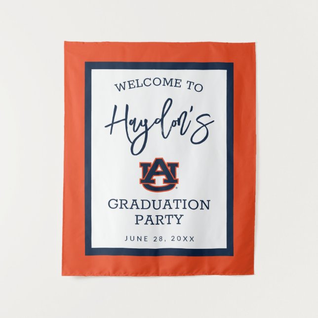 Auburn University | Graduation Party Tapestry (Front)